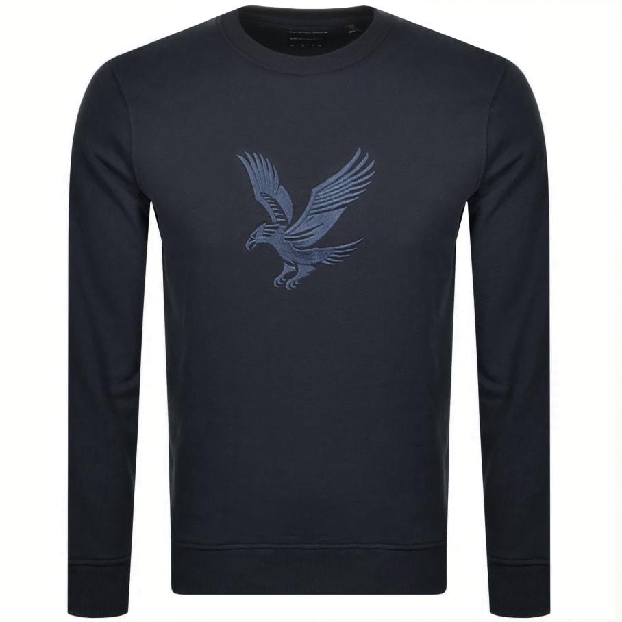 Alternative Image for ProductLyle And Scott Crew Neck Sweatshirt Navy1
